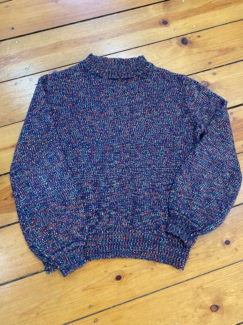 Chadwicks Multicolor Speckled Crewneck Sweater size Large